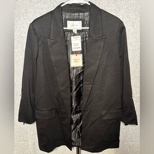NEW WITH TAGS Autres Filles Marshalls Black Blazer with Gold Accents